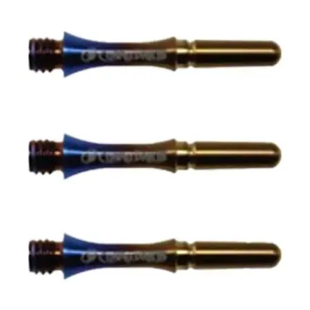 COSMO DARTS(コスモダーツ) ダーツ シャフト Fit Shaft METAL / Titanium / スリムシリーズ / ロックタイプ / 焼き色