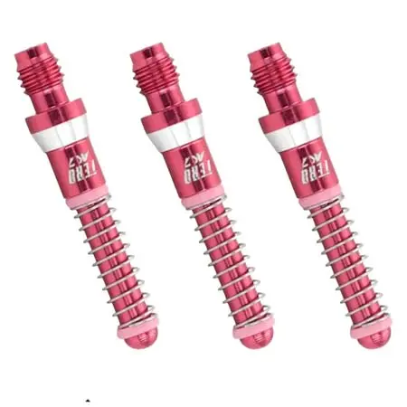 CUESOUL(キューソール) ダーツ シャフト TERO AK7 (サイズ A-25.2mm) アルミダーツシャフト 内臓スプリング 伸縮式 3個セット