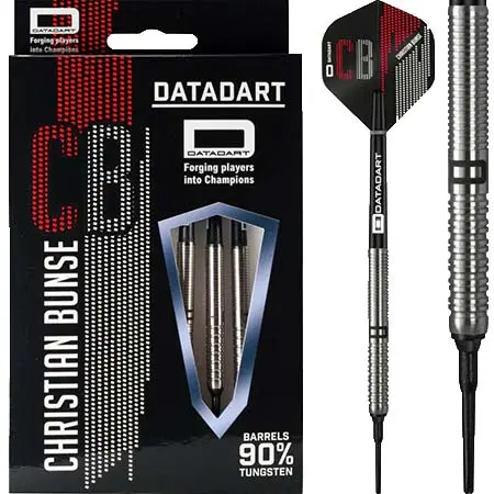 DATADART(データダート) ダーツ ダーツセット Christian Bunse ダーツ – ソフトチップ – ナチュラル