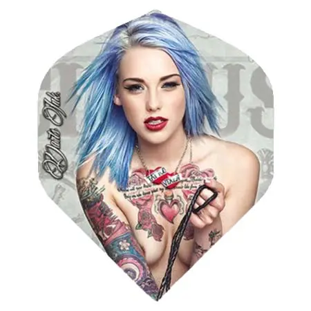 DESIGNA(デザイナ) ダーツ フライト INK ブルーヘアー