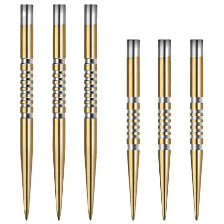 DESIGNA(デザイナ) ダーツ ポイント スペアポイント – オリジナル CD グリップポイント – MK4 – ゴールド