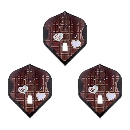 DYNASTY(ダイナスティー) ダーツ フライト DYNASTY×L-Flight PRO KAMI(ダイナスティー×エルフライトプロ カミ) AI ver.1 スタンダード ブラック 鎌田愛選手モデル