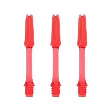 EDGE SPORTS(エッジスポーツ) ダーツ シャフト マスターシャフトPLUS クリアレッド ＜ショート＞