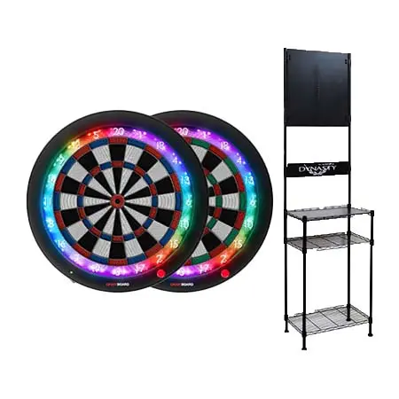 GRAN DARTS(グランダーツ) ダーツボード [セット商品]GRANBOARD 3s(グランボード3s) & DYNASTY(ダイナスティー) ダーツボード設置専用スタンド DY01-BK　(ダーツ ボード スタンド)