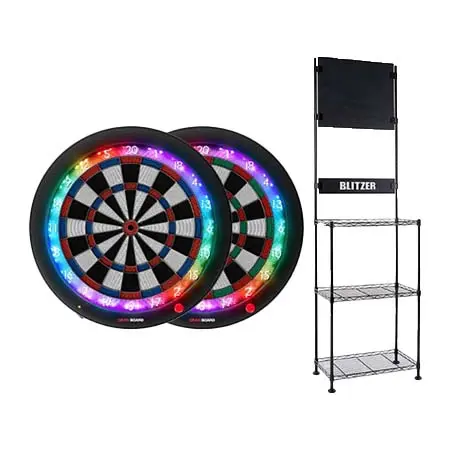 GRAN DARTS(グランダーツ) ダーツボード [セット商品]GRANBOARD 3s(グランボード3s) & BLITZER(ブリッツァー) ダーツスタンド BSD21-BK