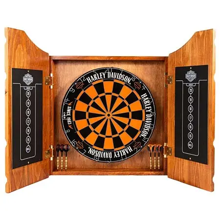 HARLEY-DAVIDSON(ハーレーダビッドソン) ダーツボード バー＆シールド ダーツボード キャビネット キット