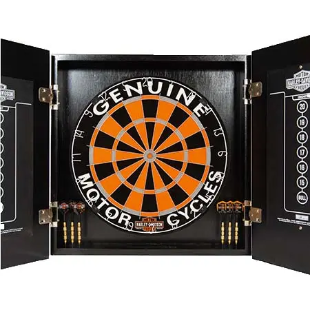 HARLEY-DAVIDSON(ハーレーダビッドソン) ダーツボード 純正オイル缶ダーツボードキャビネットキット