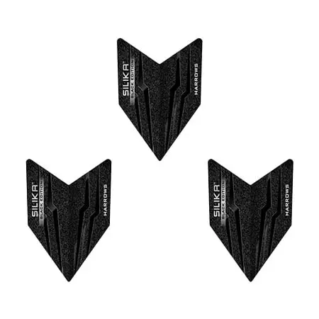 Harrows(ハローズ) ダーツ フライト SILIKA BLACK EDITION FLIGHT(シリカ ブラックエディション フライト) ヴェロス 5182