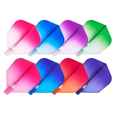 Harrows(ハローズ) ダーツ フライト CLICフライト(クリックフライト) シェイプ グラデーション