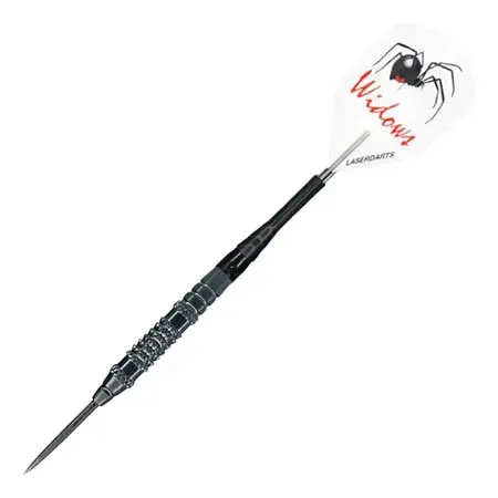 LASER DARTS(レーザーダーツ) ダーツ ダーツセット ブラックウィドウ ウィキッド 固定式スチールチップダーツ – 23gm