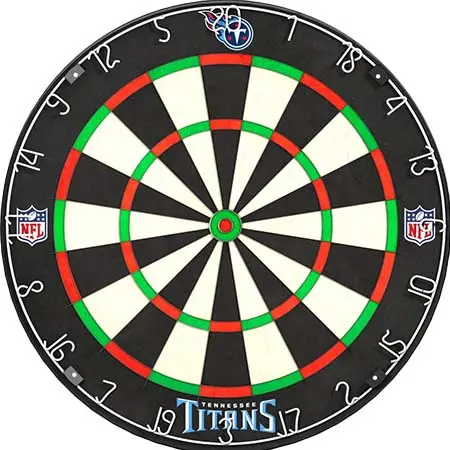 NFL(エヌエフエル) ダーツ ダーツボード プロフェッショナルダーツボード – 公式ライセンス – テネシータイタンズ