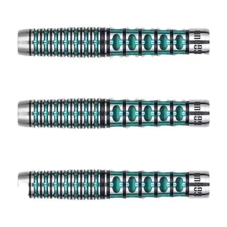 One80(ワンエイティ) ダーツ バレル GUNNER(ガンナー) ver.4 2BA 18g Jade&Black ローレンス・イラガン選手モデル