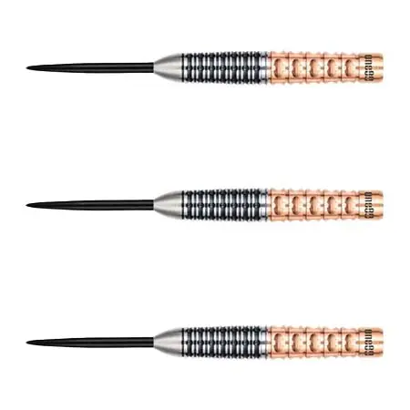 One80(ワンエイティ) ダーツ バレル GUNNER(ガンナー) ver.4 STEEL 22g Black&Rosegold ローレンス・イラガン選手モデル