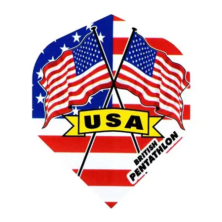 PENTATHLON(ペンタスロン) ダーツ フライト USAフラッグダーツフライト – スタンダード