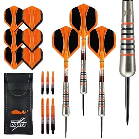 PERFECT DARTS(パーフェクトダーツ) ダーツ ダーツセット スチールチップ – 90%タングステン – ソーラーフォックス2 – ボム