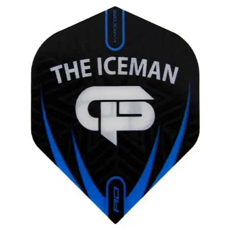 Red Dragon(レッドドラゴン) ダーツ フライト ガーウェン・プライスモデル ハードコア スタンダード ブラック ホワイト&グレー ロゴ