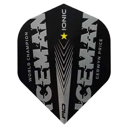 Red Dragon(レッドドラゴン) ダーツ フライト ハードコア アイオニック アイスマン ワールドチャンピオン シルバーエディション TF6578