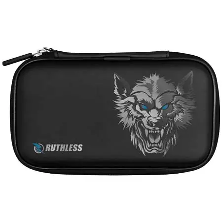 RUTHLESS(ルースレス) ダーツ ダーツケース Designed EVAダーツケース – ラージ – ブラック – ウルフ