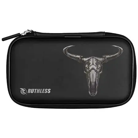 RUTHLESS(ルースレス) ダーツ ダーツケース Designed EVAダーツケース – ラージ – ブラック – スカル