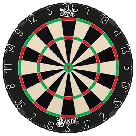 Shot(ショット) ダーツ ダーツボード ショットバンディット ダーツボード – プロフェッショナル – 第4世代