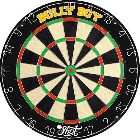 Shot(ショット) ダーツ ダーツボード *ショット・マイケル・スミス・ダーツボード – エントリーレベル – ラウンドワイヤー – ブリーボーイ