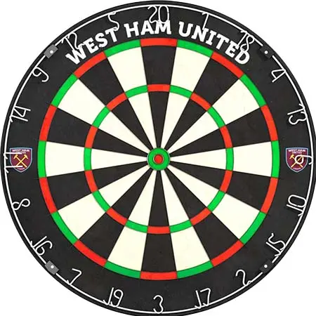 Soccer(サッカー) ダーツ ダーツボード ウェストハム・ユナイテッドFC – 公式ライセンス – プロフェッショナルダーツボード – クレストとワードマーク