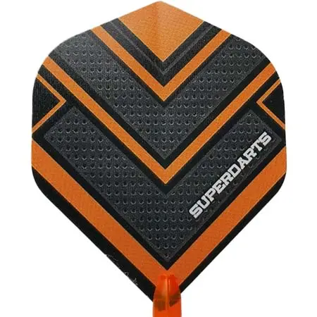 SUPERDARTS(スーパーダーツ) ダーツ フライト フライト オレンジ、100ミクロン