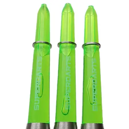 SUPERDARTS(スーパーダーツ) ダーツ シャフト シャフト グリーン ショート