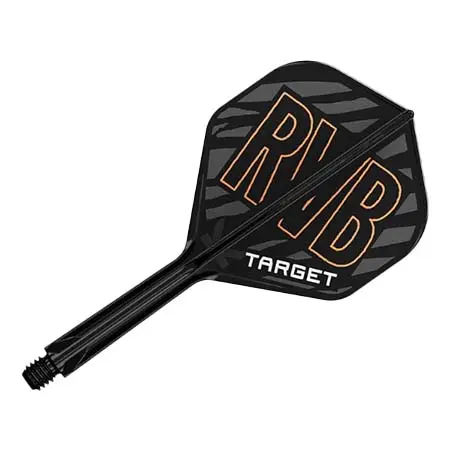 TARGET (ターゲット) ダーツ フライト RAYMOND VAN BARNEVELD K-FLEX スタンダード ブラック レイモンド・ヴァン・バーナベルド選手モデル