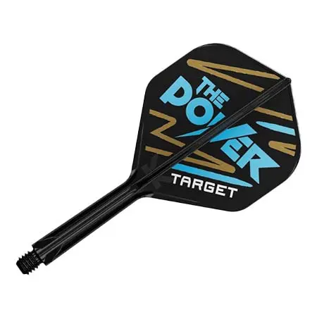 TARGET (ターゲット) ダーツ フライト PHIL TAYLOR K-FLEX スタンダード ブラック フィル・テイラー選手モデル