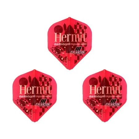 TIGA(ティガ) ダーツ フライト TIGA×L-Flight EZ(ティガ×エルフライトイージー) 林周一郎 2025 スタンダード レッド 林周一郎選手モデル