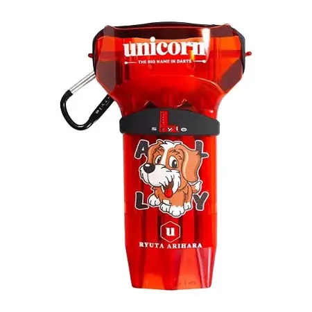 unicorn(ユニコーン) ダーツ ダーツケース KRYSTAL ONE(クリスタル ワン) 有原竜太 ver.1 レッド 有原竜太選手モデル