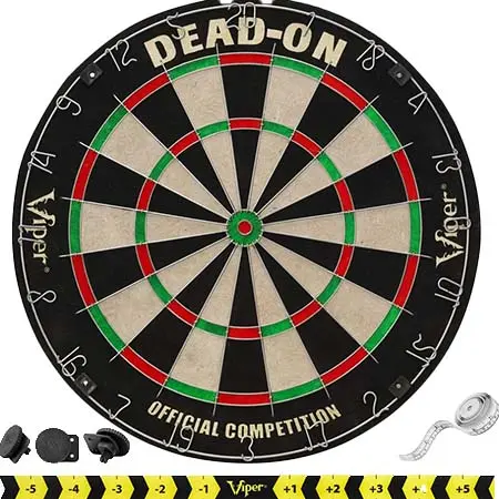 Viper(ヴァイパー) ダーツ ダーツボード Dead On Sisal ダーツボード – トライワイヤーシステム – Dead-On