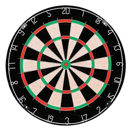 XQ MAX DARTS(エックスキューマックスダーツ) ダーツ ダーツボード クラシック ダーツボード – フルサイズ ブリッスル ラウンドワイヤー ダーツボード