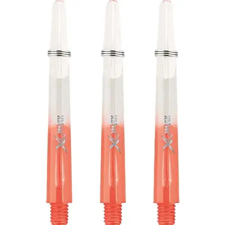 XQ MAX DARTS(エックスキューマックスダーツ) ダーツ シャフト グラデーション ポリカーボネート ダーツシャフト – ロゴ入り – スプリング付き –