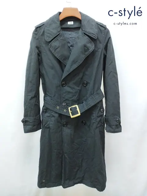 L.G.B. ルグランブルー トレンチコート 1 ブラック 綿100% 日本製 レディース