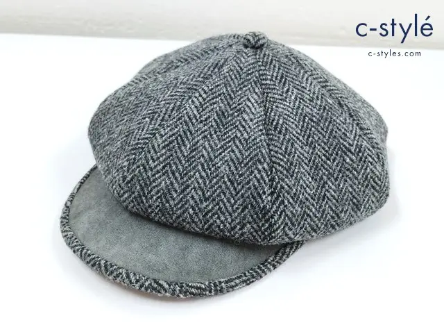 CA4LA×Harris Tweed カシラ×ハリスツイード キャスケット グレー系 日本製 ZKN01915