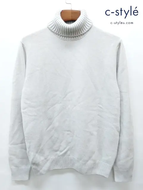 Cruciani クルチアーニ タートルネックニット 50 グレー系 カシミヤ100% NO.CU18.002 イタリア製