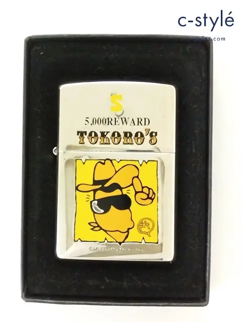 ZIPPO ジッポー オイルライター お尋ね者 所ジョージ 世田谷ベース $5000REWARD TOKORO’S シルバー ’98