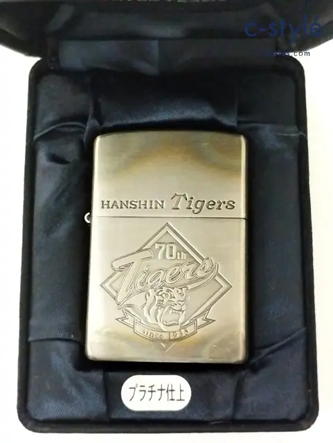 ZIPPO ジッポー オイルライター 阪神タイガース 70th シルバー ’05 HANSHIN Tigers since 1935