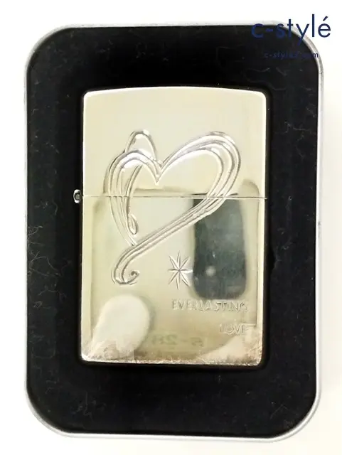 ZIPPO ジッポー オイルライター EVERLASTING LOVE 永遠の愛 ハート Heart シルバー ’00