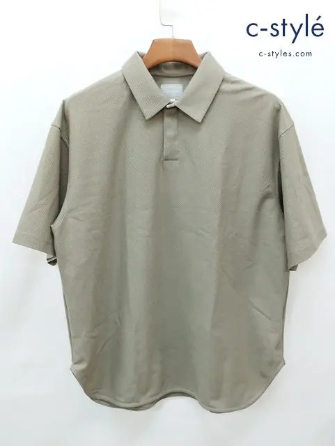 CURLY&Co. カーリーアンドコー ポロシャツ 2 グレージュ系 BIRD’S-EYE JERSEY POLO SHIRT 日本製
