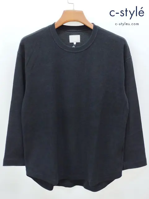 CURLY&Co. カーリーアンドコー 長袖Tシャツ 1 ブラック PREMIEREWARM L/S TEE 日本製