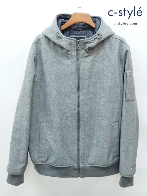 TOMMY HILFIGER トミーヒルフィガー 中綿ジャケット XL グレー RTT0012062