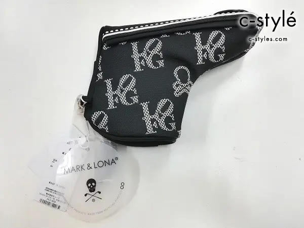 MARK&LONA マーク&ロナ ゴルフヘッドカバー パター用 FREE ブラック MLS-5A-SH34