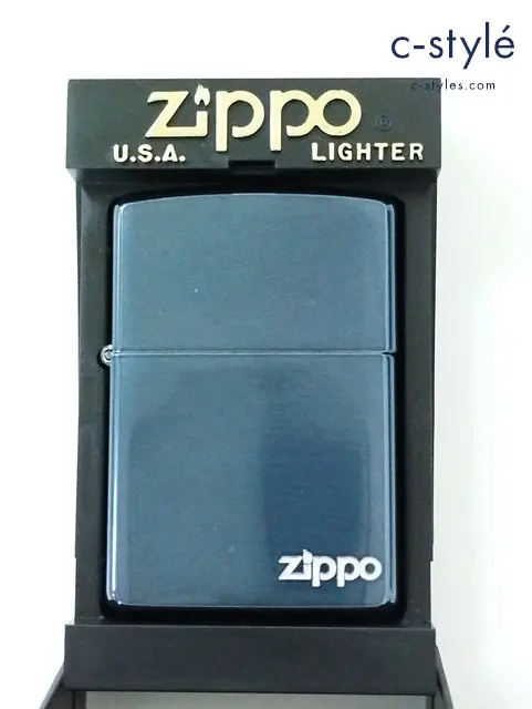 ZIPPO ジッポー オイルライター ロボ ブルー系 ’01