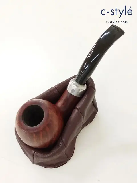 STANWELL スタンウェル パイプ 185 MADE IN DENMARK ARMY MOUNT レザーパイプスタンド付