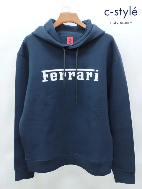 Ferrari フェラーリ パーカー L ネイビー イタリア製 FLUID HOODED SWEATER SCUBA 270097541