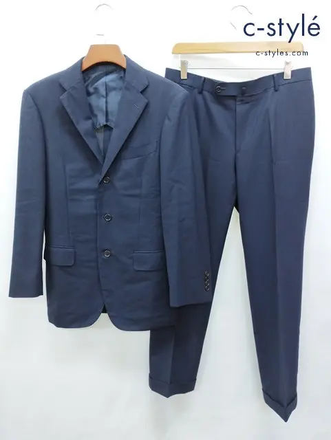 BEAMS F ビームスエフ スーツ 97 ネイビー 3B段返り 日本製