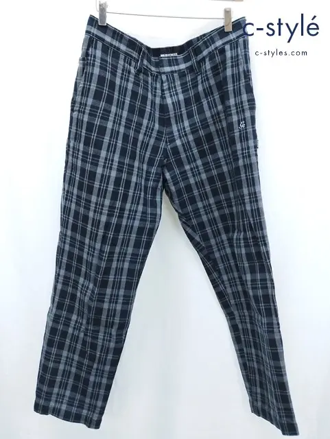 GOD SELECTION XXX ゴッドセレクショントリプルエックス チェックデニムパンツ XL マルチカラー